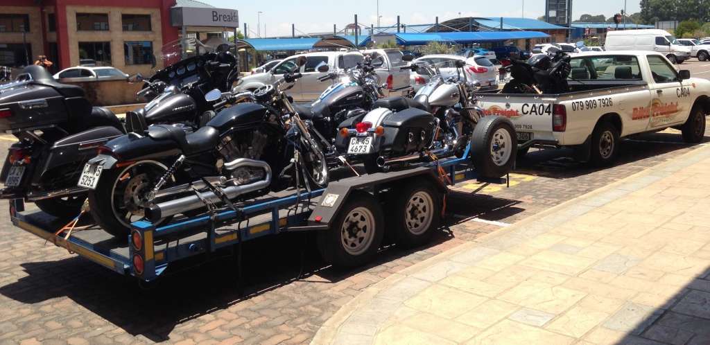 Harley Davidson's on the move.