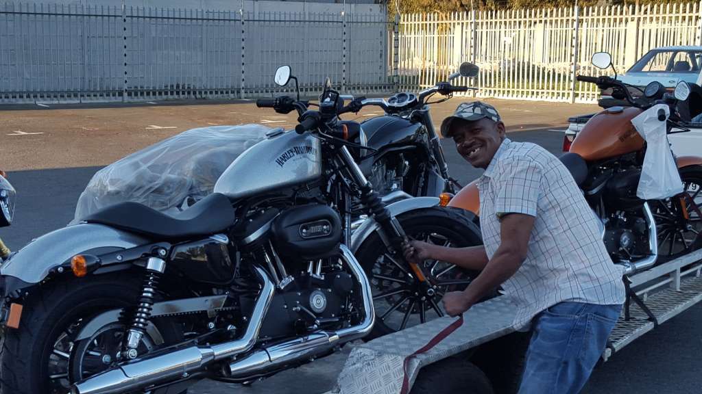 Harley Davidson's on the move.