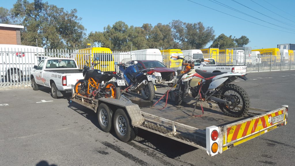 Motorcycle bike transport trip 159