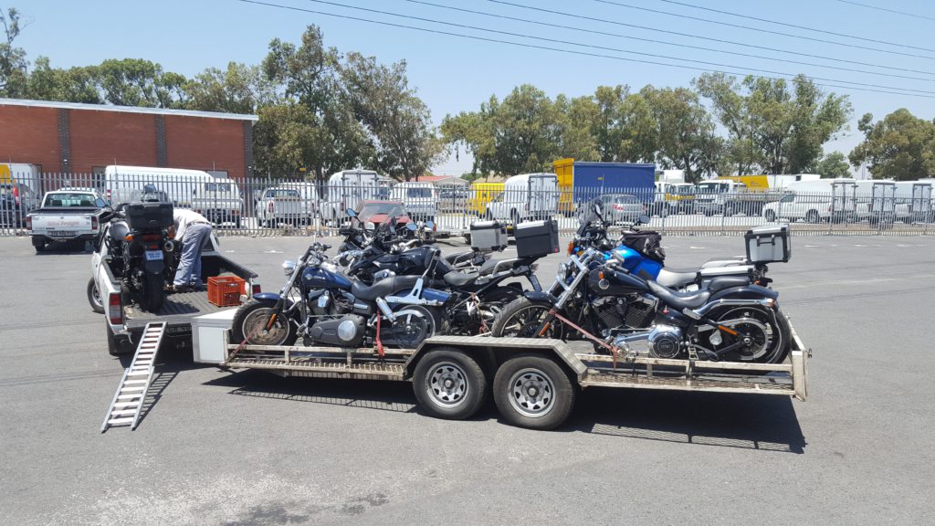 Motorcycle transport South Africa