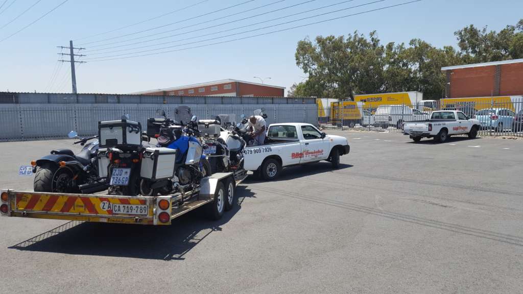 Motorcycle bike transport trip 183