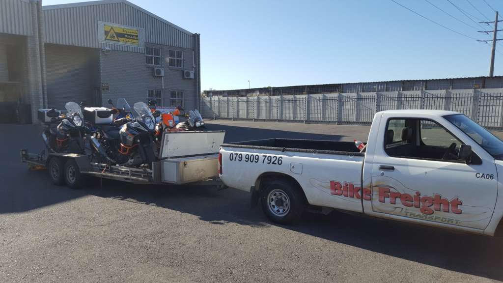 Transporting motorcycles Trip 189