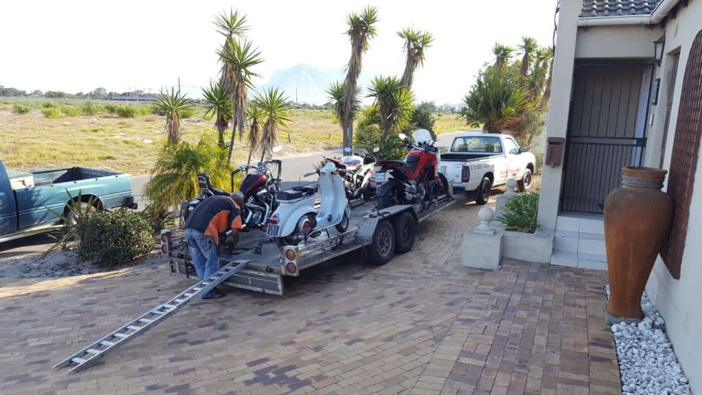 Transporting motorcycles all over South Africa
