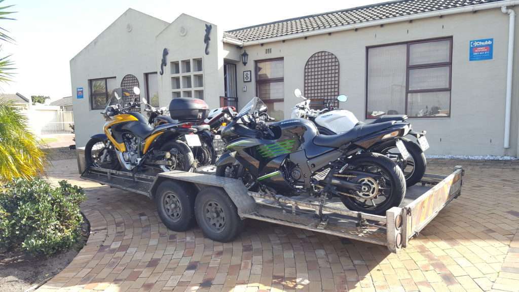 Motorcycle transport trip 251 Motorcycle transport trip 251