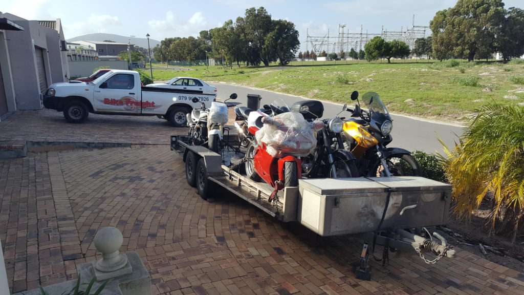 Motorcycle transport trip 251 Motorcycle transport trip 251