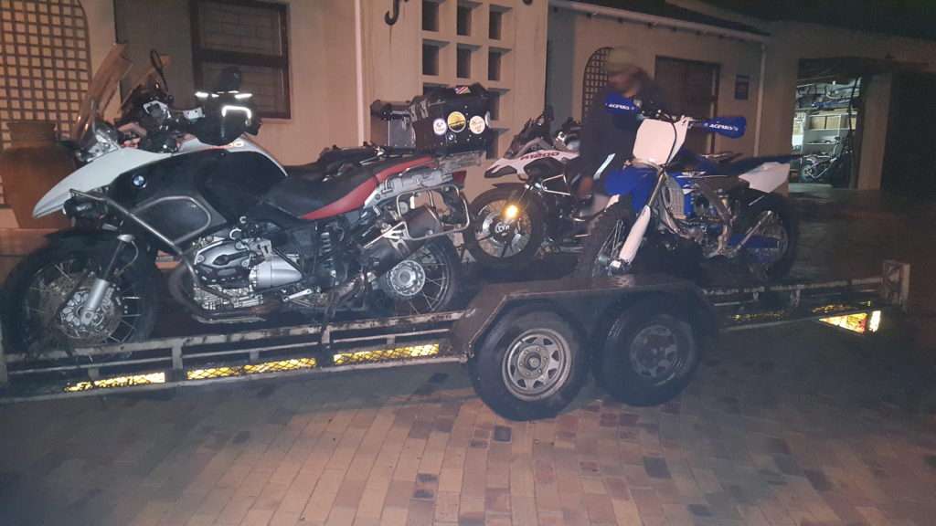 Transporting motorbikes trip 253 Transporting motorbikes trip 253