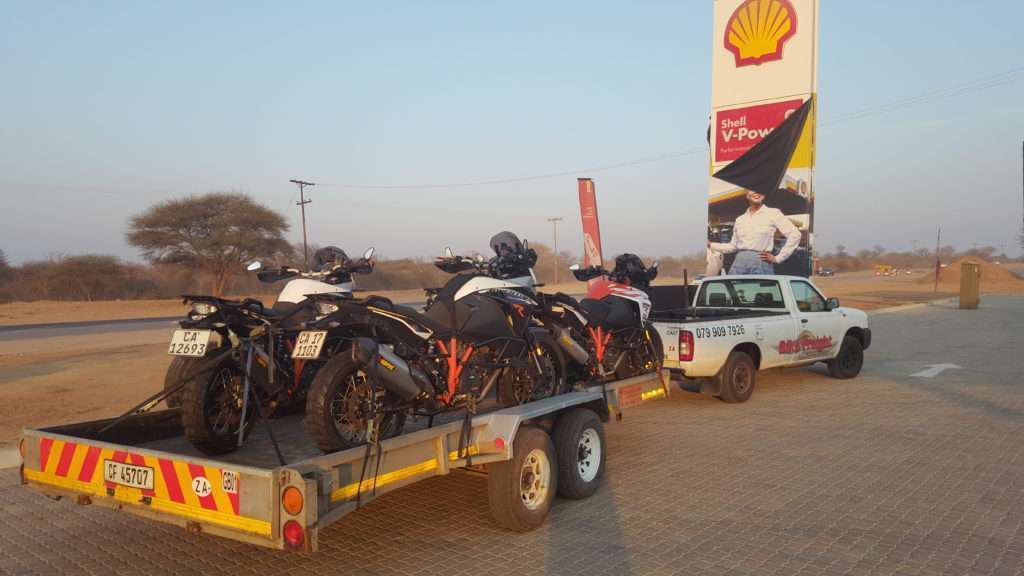 Motorcycle Transport Zambia Trip