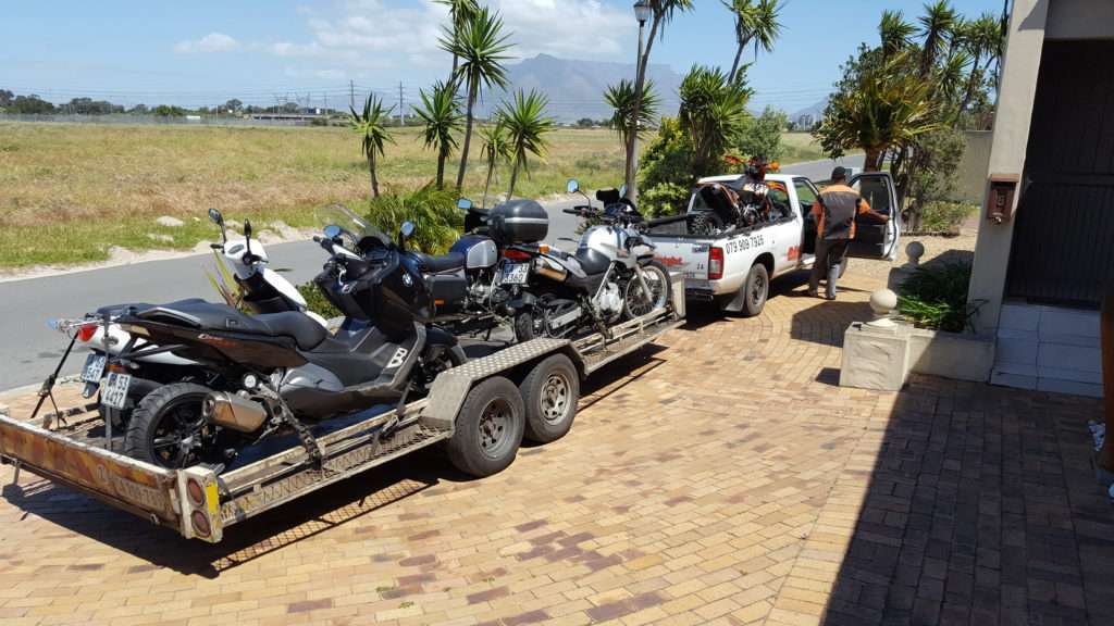 Motorbike transport Trip 268