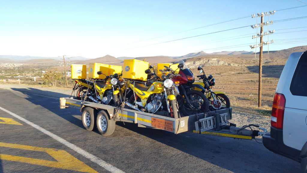 Transporting Midas Motorcycles
